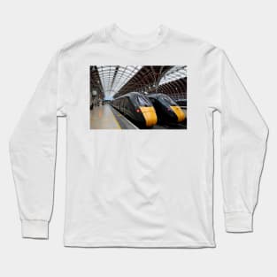 GWR 800 class trains at Paddington Long Sleeve T-Shirt